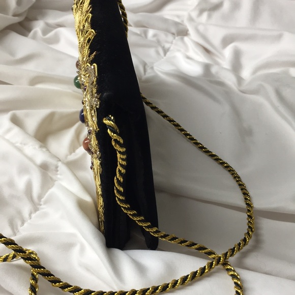 🖤Vtg Handmade bag with gemstones - Picture 6 of 17